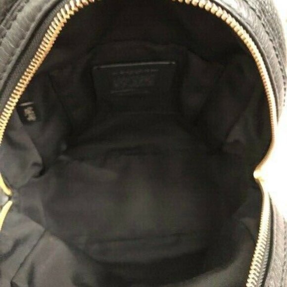 Coach Small Andi Black Pebbled Leather Backpack main image 9